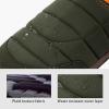 imageLongBay Mens Slip on Slippers TwoTone Indoor Outdoor House Shoes Memory Foam Camping Garden Down ClogsGreen