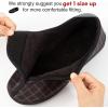 imageLongBay Mens Memory Foam Diabetic Slippers Comfy Warm Plush Fleece Arthritis Edema Swollen House ShoesGrey