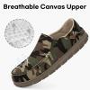 imageLongBay Mens Moccasin Slippers Cozy Breathable Memory Foam House Shoes for Indoor OutdoorCamo