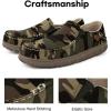 imageLongBay Mens Moccasin Slippers Cozy Breathable Memory Foam House Shoes for Indoor OutdoorCamo