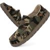 imageLongBay Mens Moccasin Slippers Cozy Breathable Memory Foam House Shoes for Indoor OutdoorCamo