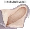 imageLongBay Womens Adjustable Slippers Memory Foam Cozy Wide Diabetic House Shoes Edema Orthopedic Neuropathy Indoor OutdoorGrey