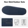 imageLongBay Womens Adjustable Slippers Memory Foam Cozy Wide Diabetic House Shoes Edema Orthopedic Neuropathy Indoor OutdoorNavy Blue