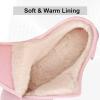 imageLongBay Womens Adjustable Slippers Memory Foam Cozy Wide Diabetic House Shoes Edema Orthopedic Neuropathy Indoor OutdoorPink