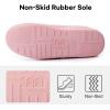 imageLongBay Womens Adjustable Slippers Memory Foam Cozy Wide Diabetic House Shoes Edema Orthopedic Neuropathy Indoor OutdoorPink