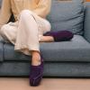 imageLongBay Womens Adjustable Slippers Memory Foam Cozy Wide Diabetic House Shoes Edema Orthopedic Neuropathy Indoor OutdoorPurple