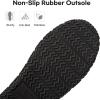 imageLongBay Mens Canvas Moccasin Slippers Slip on Memory Foam Clog House Shoes for Indoor OutdoorGrey