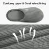 imageLongBay Womens Slippers Soft Comfy Memory Foam SlipOn Indoor House Shoes with NonSlip SoleGrey