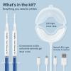 imageAuraglow Teeth Whitening Kit Wired LED Accelerator Light 35 Carbamide Peroxide Teeth Whitening Gel 12 Whitening Treatments 2 3mL Whitening Gel Syringes Whiten Teeth Faster02 Fl Oz Pack of 1