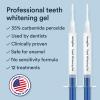 imageAuraglow Teeth Whitening Kit Wired LED Accelerator Light 35 Carbamide Peroxide Teeth Whitening Gel 12 Whitening Treatments 2 3mL Whitening Gel Syringes Whiten Teeth Faster02 Fl Oz Pack of 1