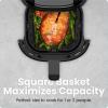 imageCHEFMAN 2 Qt Mini Air Fryer  Digital SpaceSaving Compact Air Fryer with Nonstick and Dishwasher Safe Basket Quick ampamp Easy Meals in Minutes Features Digital Timer and Shake Reminder  BlackBlack