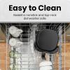 imageCHEFMAN 2 Qt Mini Air Fryer  Digital SpaceSaving Compact Air Fryer with Nonstick and Dishwasher Safe Basket Quick ampamp Easy Meals in Minutes Features Digital Timer and Shake Reminder  BlackRed