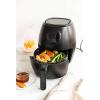 imageCHEFMAN Small Air Fryer Healthy Cooking 36 Qt User Friendly Nonstick Digital Touch Screen Dishwasher Safe Basket w 60 Minute Timer ampamp Auto Shutoff Matte Black Cookbook Included
