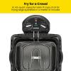 imageChefman 45 Liter Deep Fryer wBasket Strainer XL Jumbo Size Adjustable Temperature ampamp Timer Perfect for Fried Chicken Shrimp French Fries Chips ampamp More Removable OilContainer Stainless SteelBlack Stainless Steel