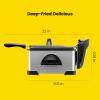 imageChefman 45 Liter Deep Fryer wBasket Strainer XL Jumbo Size Adjustable Temperature ampamp Timer Perfect for Fried Chicken Shrimp French Fries Chips ampamp More Removable OilContainer Stainless SteelStainless Steel