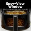 imageChefman Air Fryer  4 QT Compact Airfryer for Quick ampamp Easy Meals Features HiFry Technology for Extra Crisp EasyView Window Touch Controls with 4 Presets Nonstick ampamp Dishwasher Safe Basket  BlackBlack