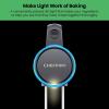 imageChefman Cordless Hand Mixer 7 Speed Electric Handheld Kitchen Food Mixer Easily Whisk Eggs Whip Cream or Mix Cookie Dough Digital Display Dishwasher Safe Parts and LED Charge Indicator LightCordless Hand Mixer  Updated