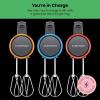 imageChefman Cordless Hand Mixer 7 Speed Electric Handheld Kitchen Food Mixer Easily Whisk Eggs Whip Cream or Mix Cookie Dough Digital Display Dishwasher Safe Parts and LED Charge Indicator LightCordless Hand Mixer  Updated