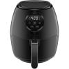 imageCHEFMAN Small Air Fryer Healthy Cooking 36 Qt User Friendly Nonstick Digital Touch Screen Dishwasher Safe Basket w 60 Minute Timer ampamp Auto Shutoff Matte Black Cookbook Included
