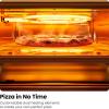 imageCHEFMAN Indoor Pizza Oven  Makes 12 Inch Pizzas in Minutes Heats up to 800F  Countertop Electric Pizza Maker with 5 Touchscreen Presets Pizza Stone and Peel Included  Stainless SteelStainless Steel