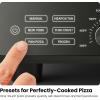 imageCHEFMAN Indoor Pizza Oven  Makes 12 Inch Pizzas in Minutes Heats up to 800F  Countertop Electric Pizza Maker with 5 Touchscreen Presets Pizza Stone and Peel Included  Stainless SteelStainless Steel