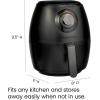 imageCHEFMAN Multifunctional Digital Air Fryer Rotisserie Dehydrator Convection Oven 17 Touch Screen Presets Fry Roast Dehydrate Bake XL 10L Family Size Auto Shutoff Large EasyView Window BlackBlack