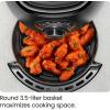imageCHEFMAN Multifunctional Digital Air Fryer Rotisserie Dehydrator Convection Oven 17 Touch Screen Presets Fry Roast Dehydrate Bake XL 10L Family Size Auto Shutoff Large EasyView Window BlackBlack