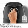 imageCHEFMAN Multifunctional Digital Air Fryer Rotisserie Dehydrator Convection Oven 17 Touch Screen Presets Fry Roast Dehydrate Bake XL 10L Family Size Auto Shutoff Large EasyView Window BlackBlack