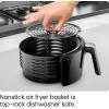 imageCHEFMAN Multifunctional Digital Air Fryer Rotisserie Dehydrator Convection Oven 17 Touch Screen Presets Fry Roast Dehydrate Bake XL 10L Family Size Auto Shutoff Large EasyView Window BlackBlack