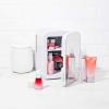 imageChefman  Iceman Portable Mirrored Personal Fridge 4L Mini Refrigerator Skin Care Makeup Storage Beauty Serums ampamp Face Masks Small For Desktop Or Travel Cool ampamp Heat Cosmetic Application White