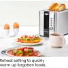 imageChefman 2 Slice Toaster 7 Shade Settings Small Toaster 2 Slice with Removable Crumb Tray Thick Bread Toaster and Bagel Toaster Defrost Cancel Perfect for Toaster Pastries  BlackBasic
