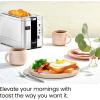 imageChefman 2 Slice Toaster 7 Shade Settings Small Toaster 2 Slice with Removable Crumb Tray Thick Bread Toaster and Bagel Toaster Defrost Cancel Perfect for Toaster Pastries  BlackBasic Digital
