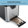 imageChefman 2 Slice Toaster 7 Shade Settings Small Toaster 2 Slice with Removable Crumb Tray Thick Bread Toaster and Bagel Toaster Defrost Cancel Perfect for Toaster Pastries  BlackSmart Touch Digital 4 Slice