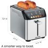 imageChefman 2 Slice Toaster 7 Shade Settings Small Toaster 2 Slice with Removable Crumb Tray Thick Bread Toaster and Bagel Toaster Defrost Cancel Perfect for Toaster Pastries  BlackSmart Touch Digital 2 Slice