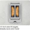 imageChefman 2 Slice Toaster 7 Shade Settings Small Toaster 2 Slice with Removable Crumb Tray Thick Bread Toaster and Bagel Toaster Defrost Cancel Perfect for Toaster Pastries  BlackBasic
