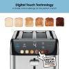imageChefman 2 Slice Toaster 7 Shade Settings Small Toaster 2 Slice with Removable Crumb Tray Thick Bread Toaster and Bagel Toaster Defrost Cancel Perfect for Toaster Pastries  BlackSmart Touch Digital 4 Slice