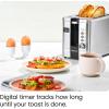 imageChefman 2 Slice Toaster 7 Shade Settings Small Toaster 2 Slice with Removable Crumb Tray Thick Bread Toaster and Bagel Toaster Defrost Cancel Perfect for Toaster Pastries  BlackBasic Digital