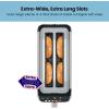 imageChefman 2 Slice Toaster 7 Shade Settings Small Toaster 2 Slice with Removable Crumb Tray Thick Bread Toaster and Bagel Toaster Defrost Cancel Perfect for Toaster Pastries  BlackSmart Touch Digital 4 Slice