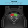 imageChefman AntiOverflow Waffle Maker Belgian Waffle Iron with Seven Crunch Selector Settings MessFree Moat Catches Excess Batter Nonstick Electric Single Griddle Mold Makes 6Inch Round WafflesBlack  Big Stuff