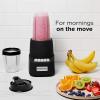 imageChefman Countertop  Travel Dynamic Blending System 12Piece Set 3 Programmed Speeds ampamp Pulse Easy Ice Crushing for Shakes ampamp Smoothies DishwasherSafe 32Oz Pitcher 12Oz ampamp 2 24Oz Tumblers Black