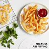 imageChefman Disposable Air Fryer Liners HeatResistant Parchment Paper For Baskets 100 Pack 7 Round7 Round