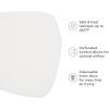 imageChefman Disposable Air Fryer Liners HeatResistant Parchment Paper For Baskets 100 Pack 7 Round8 Square