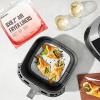 imageChefman Disposable Air Fryer Liners HeatResistant Parchment Paper For Baskets 100 Pack 7 Round8 Square