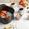 imageChefman Disposable Air Fryer Liners HeatResistant Parchment Paper For Baskets 100 Pack 7 Round9 Round