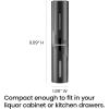 imageChefman Electric Wine Opener Makes Opening Bottles Fast Foolproof And Fun Black BatteryOperated 4Piece Corkscrew Set Comes With A Foil Cutter Pourer And Vacuum Stopper