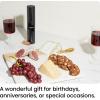 imageChefman Electric Wine Opener Makes Opening Bottles Fast Foolproof And Fun Black BatteryOperated 4Piece Corkscrew Set Comes With A Foil Cutter Pourer And Vacuum Stopper