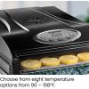 imageChefman Food Dehydrator Machine Touch Screen Electric MultiTier Preserver Meat or Beef Jerky Maker Fruit Leather Vegetable Dryer w 6 Slide Out Drying Rack Trays ampamp Transparent Door Black9 Tray