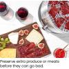 imageChefman Food Dehydrator Machine Touch Screen Electric MultiTier Preserver Meat or Beef Jerky Maker Fruit Leather Vegetable Dryer w 6 Slide Out Drying Rack Trays ampamp Transparent Door Black5 Tray