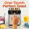 imageChefman Smart Touch 2 Slice Digital Toaster 6 Shade Settings Stainless Steel Toaster 2 Slice with ExtraWide Slots Thick Bread Toaster and Bagel Toaster 10 Seconds Defrost Removable Crumb TrayStainless Steel