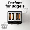 imageChefman Smart Touch 2 Slice Digital Toaster 6 Shade Settings Stainless Steel Toaster 2 Slice with ExtraWide Slots Thick Bread Toaster and Bagel Toaster 10 Seconds Defrost Removable Crumb TrayStainless Steel
